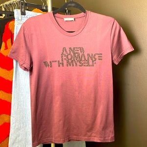 💯 Authentic DIOR HOMME | UNISEX T-SHIRT CREW NECK COTTON BORDEAUX